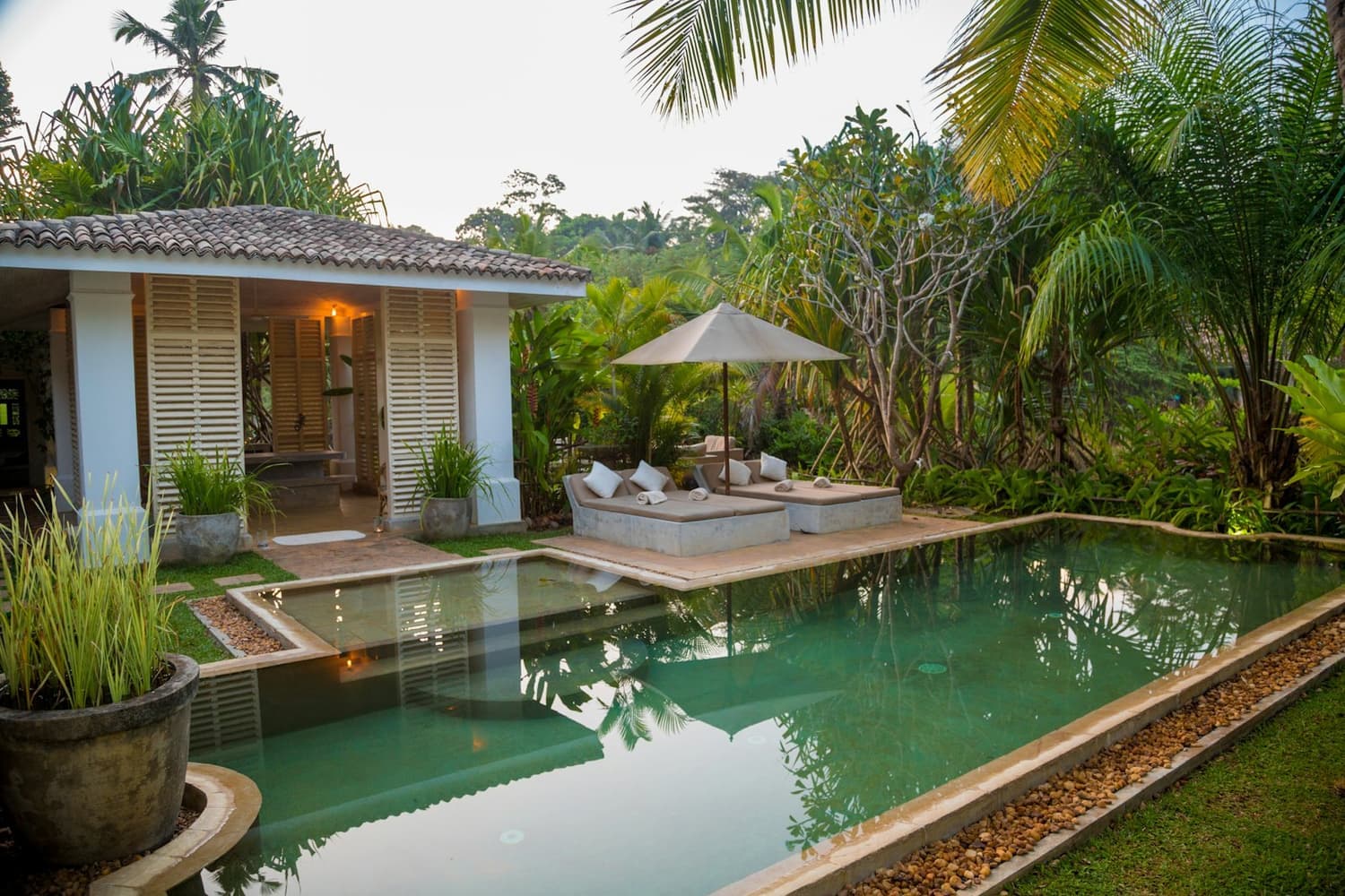 Private plunge pool
